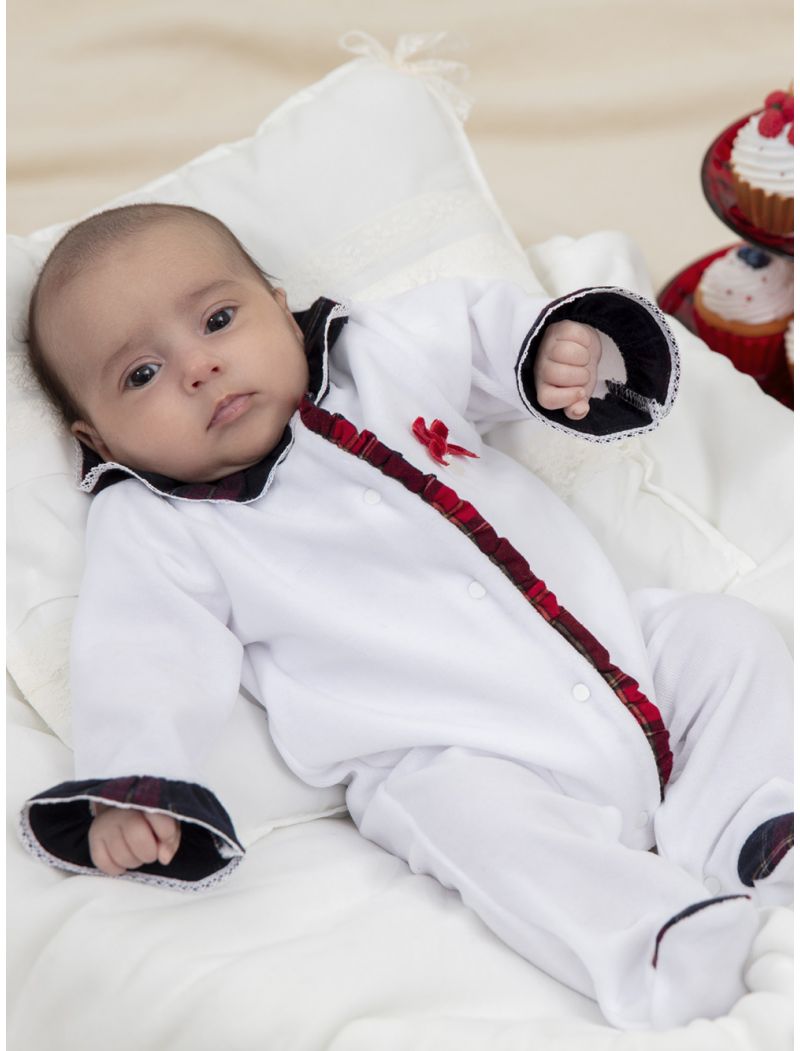 Patachou Infant Plaid Bodysuit